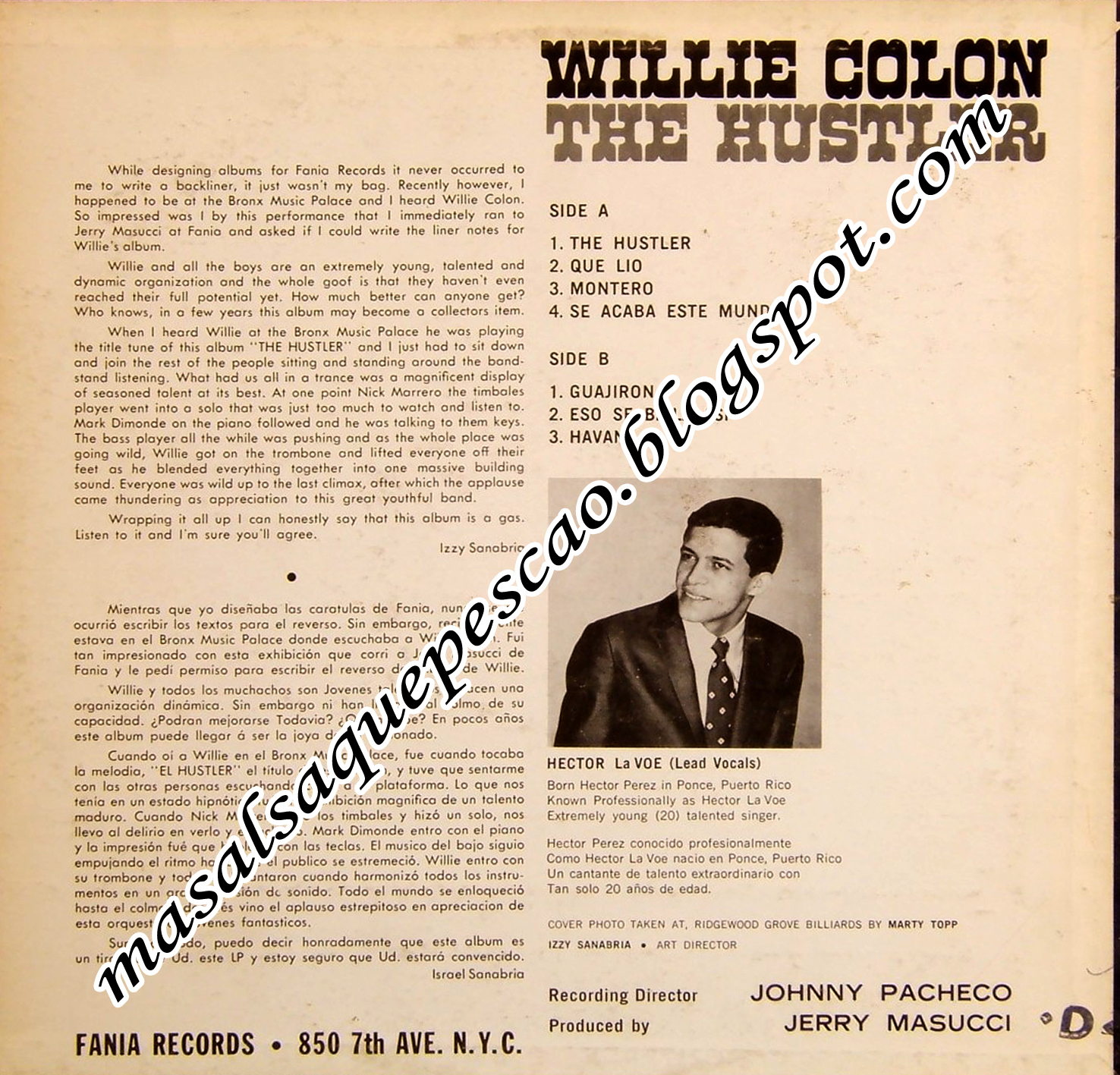 Nars the multiple orgasm Willie colon the hustler